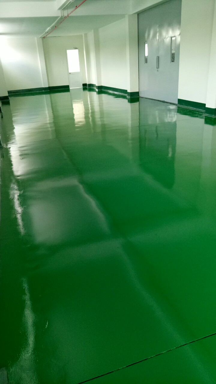 Lối đi được dùng Sơn Phủ Epoxy Ecobrid Coating - EP500